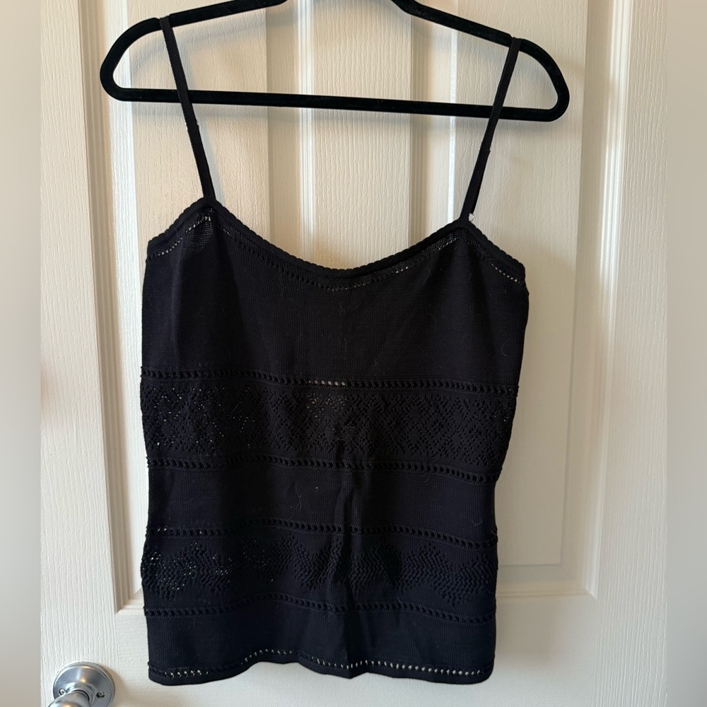 Audrey Talbott Supima Cotton Knit Tank in Black